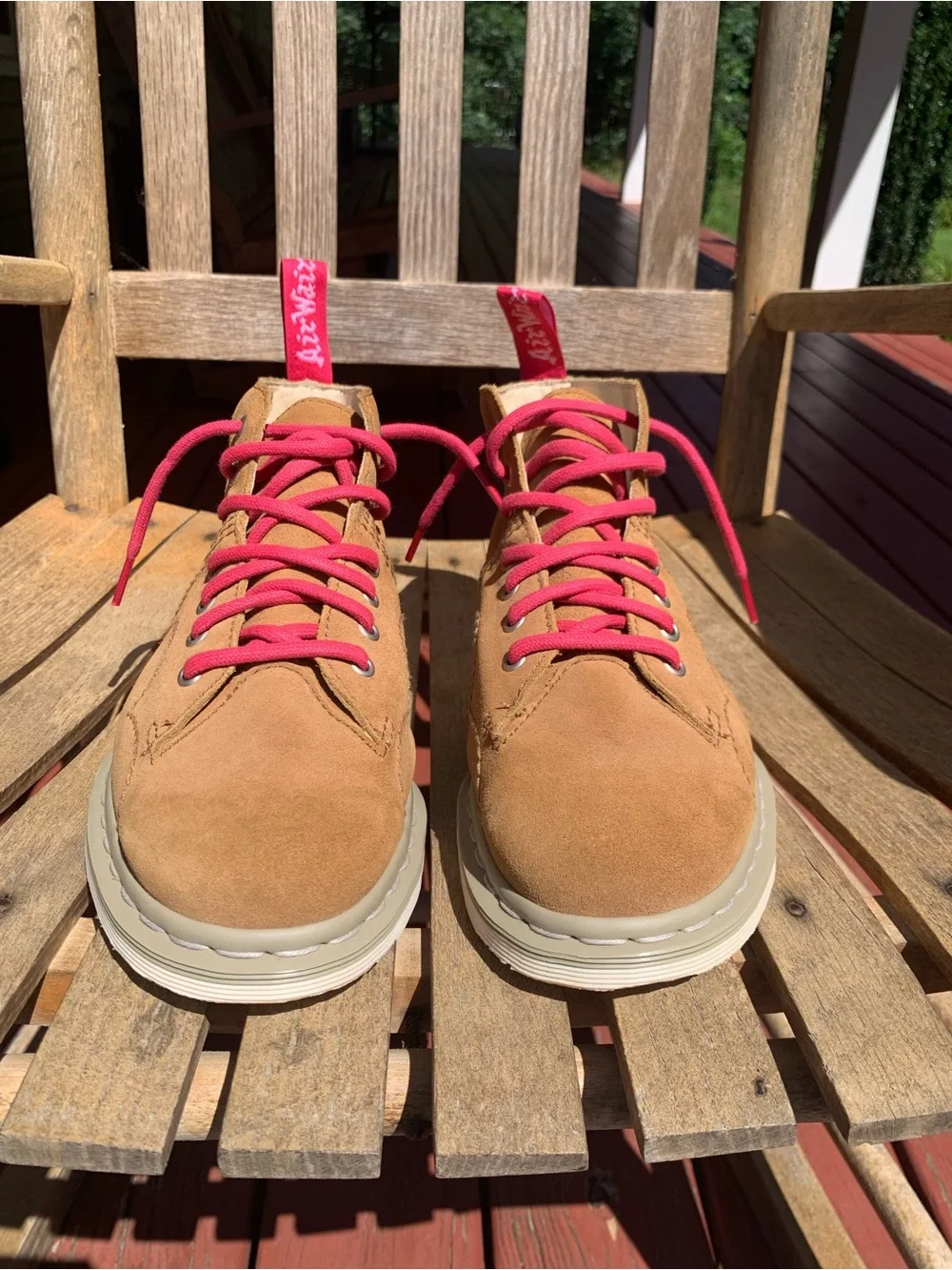 Dr. Martens Philip Suede Leather 7 Eyelet Monkey Boots